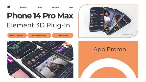 Videohive App Phone Mockup Product Promo template preview