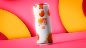 Videohive Clean Fizz Soft Drinks Product Promo template preview