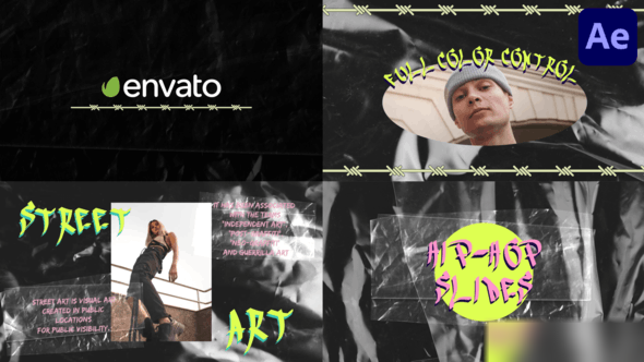 Videohive Hip-Hop Slides for After Effects Openers template preview