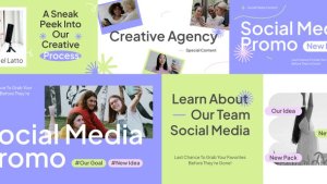 Videohive Social Media Promo After Effect Video Displays template preview