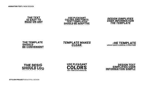 Videohive Animation Text 55290067 Titles template preview