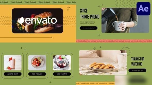 Videohive Spice Things Promo for After Effects Openers template preview