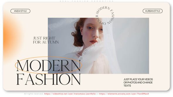 Videohive Real Fashion Promotion Broadcast-packages template preview