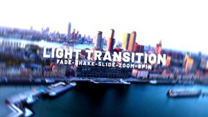 Videohive Glow Light Transition Elements template preview