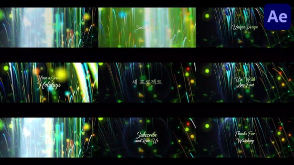Videohive Christmas Wishes Titles for After Effects Titles template preview