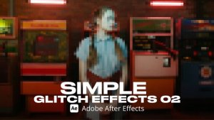 Videohive Simple Glitch Effect 02 Ae Elements template preview