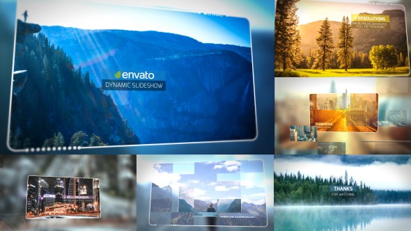 Dynamic Slideshow Video Displays template preview