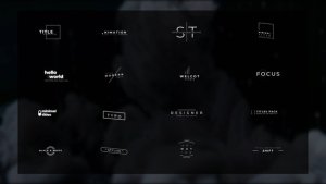 Videohive Minimal Titles Pack | After Effects Titles template preview