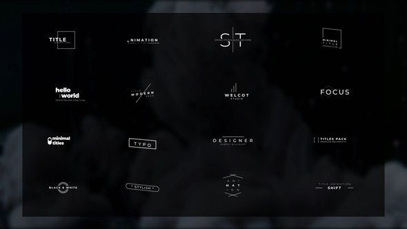 Videohive Minimal Titles Pack | After Effects Titles template preview