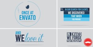Videohive Flat Company Promotion Openers template preview