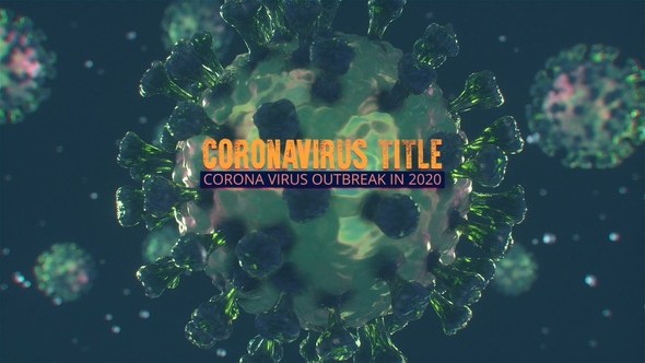 Videohive Coronavirus Title Titles template preview