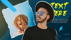 Videohive Funky Graphical Slideshow Openers template preview