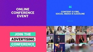 Videohive Corporate Online Event Openers template preview