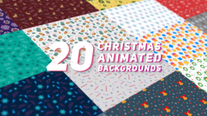 Videohive Animated Christmas Backgrounds Elements template preview