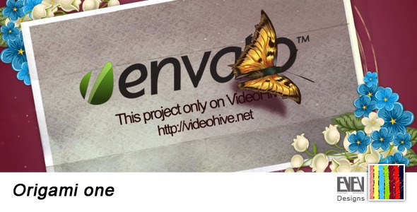 Origami One Video Displays template preview
