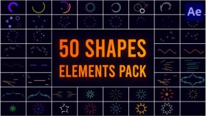 Videohive Shape Big Pack for After Effects Elements template preview