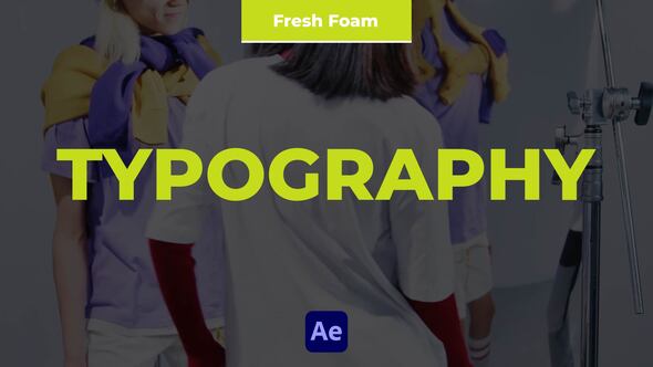 Videohive Aws Typo Project Titles template preview
