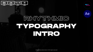 Videohive Rhythmic Typography Intro Product Promo template preview