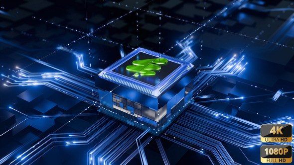 Videohive High Tech Circuit Logo Reveal Logo Stings template preview