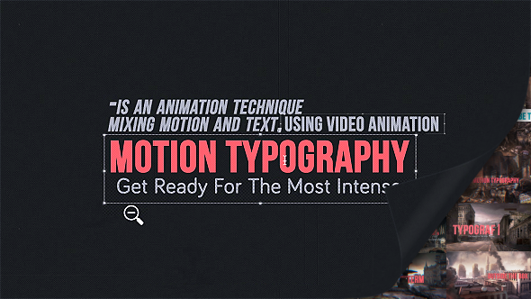 Videohive Motion Typography Glitch Titiles Openers template preview