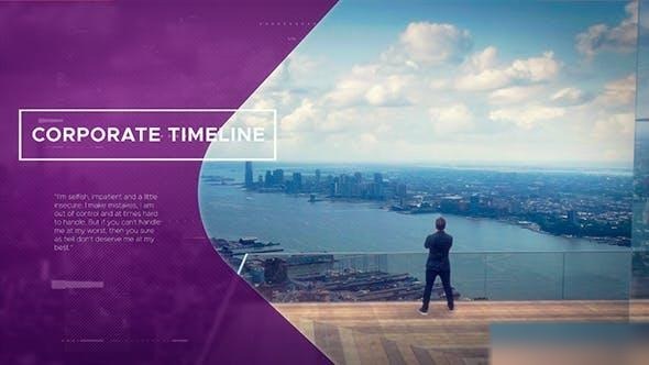 Videohive Corporate Timeline 21220066 Openers template preview