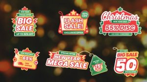 Videohive Christmas Discount Product Promo template preview