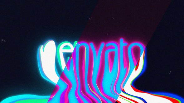 Videohive Trippy Logo Distortions 3 in 1 Logo Stings template preview