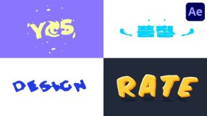 Videohive Looped Typography for After Effects Titles template preview