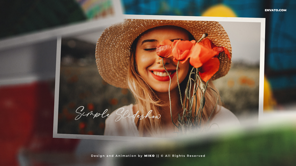 Videohive Simple Slideshow 39551136 Video Displays template preview