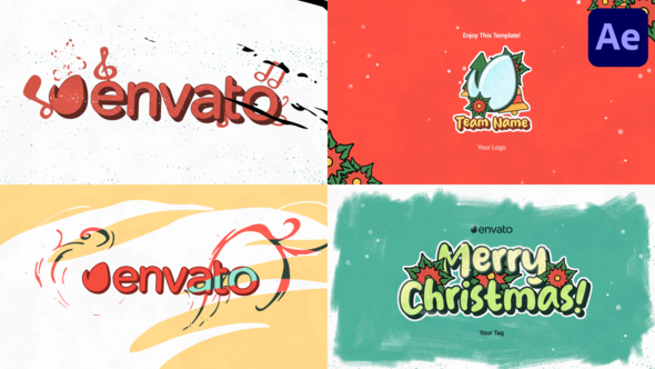 Videohive Christmas Logo | After Effects 49224187 Logo Stings template preview