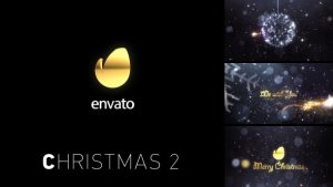Christmas 2 Video Displays template preview