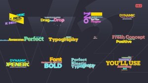 Videohive Kinetic Text V2 22015307 Titles template preview