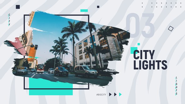 Videohive Brush Modern Promo Openers template preview