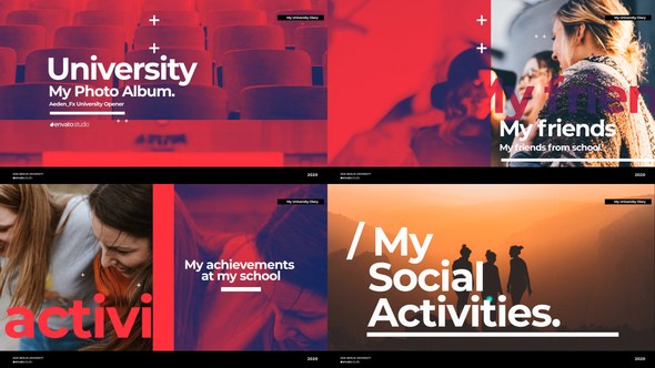 Videohive University Photo Opener V2 Openers template preview