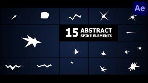 Videohive Abstract Spike Elements | After Effects Elements template preview