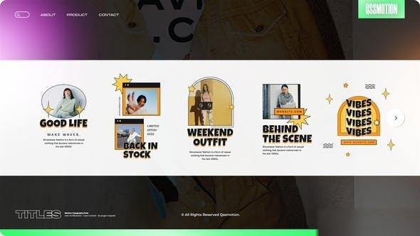 Videohive Nears Titles Titles template preview