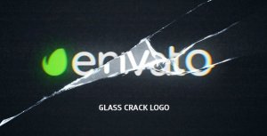 Videohive Glass Crack Logo Logo Stings template preview