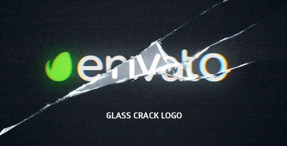 Videohive Glass Crack Logo Logo Stings template preview