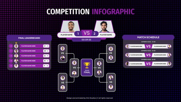 Videohive Competition Infographic Infographics template preview