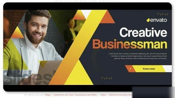 Videohive Digital Marketing Workshop Openers template preview