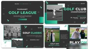 Videohive Golf Tournament Opener Openers template preview