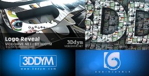 Super Hero Logo Reveal Video Displays template preview