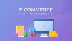 Videohive E-Commerce Flat Design Concepts Product Promo template preview
