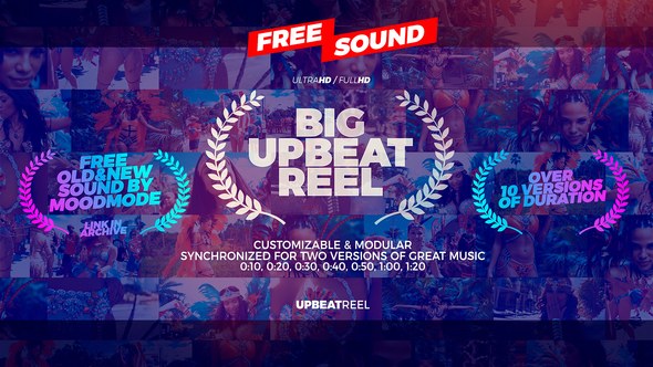 Videohive Big Upbeat Reel Openers template preview