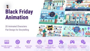 Videohive Black Friday Sale 48321507 Elements template preview