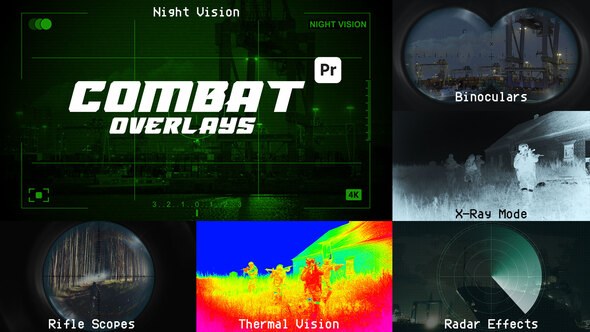 Combat Overlays for Premiere Pro Premiere Pro template preview