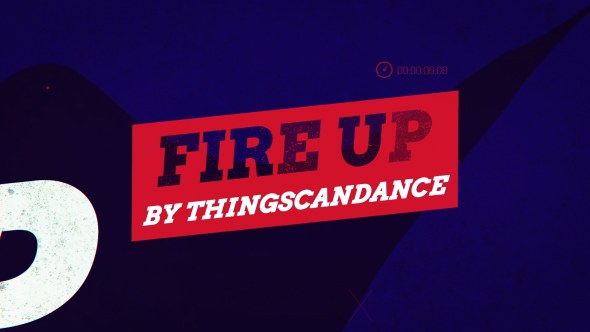 Fire Up Promo Video Displays template preview