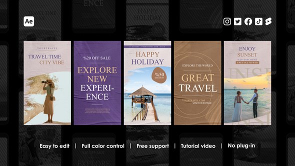 Videohive Travel Instagram Reels 48461387 Product Promo template preview
