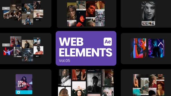 Videohive Web Elements 05 for After Effects Elements template preview