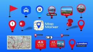 Videohive Map Marker Elements template preview